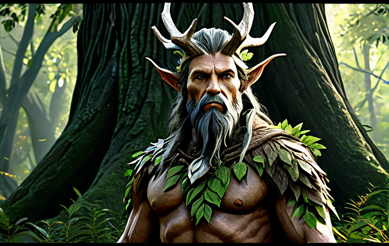 러시아 판타지 문학 - Baba Yaga**

"A wise old woman, Baba Yaga, in modest, traditional Slavic clothing, standing in a mys...