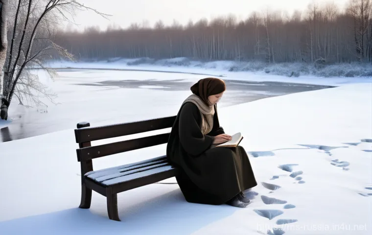 러시아 철학과 사상 - **Prompt:** A dignified, elderly Russian man with a weathered face, wearing a traditional, heavy she...