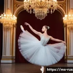 러시아의 연극과 공연 예술 - **Russian Prima Ballerina on Stage (Swan Lake Inspired)**
    "A highly detailed and elegant full-bo...